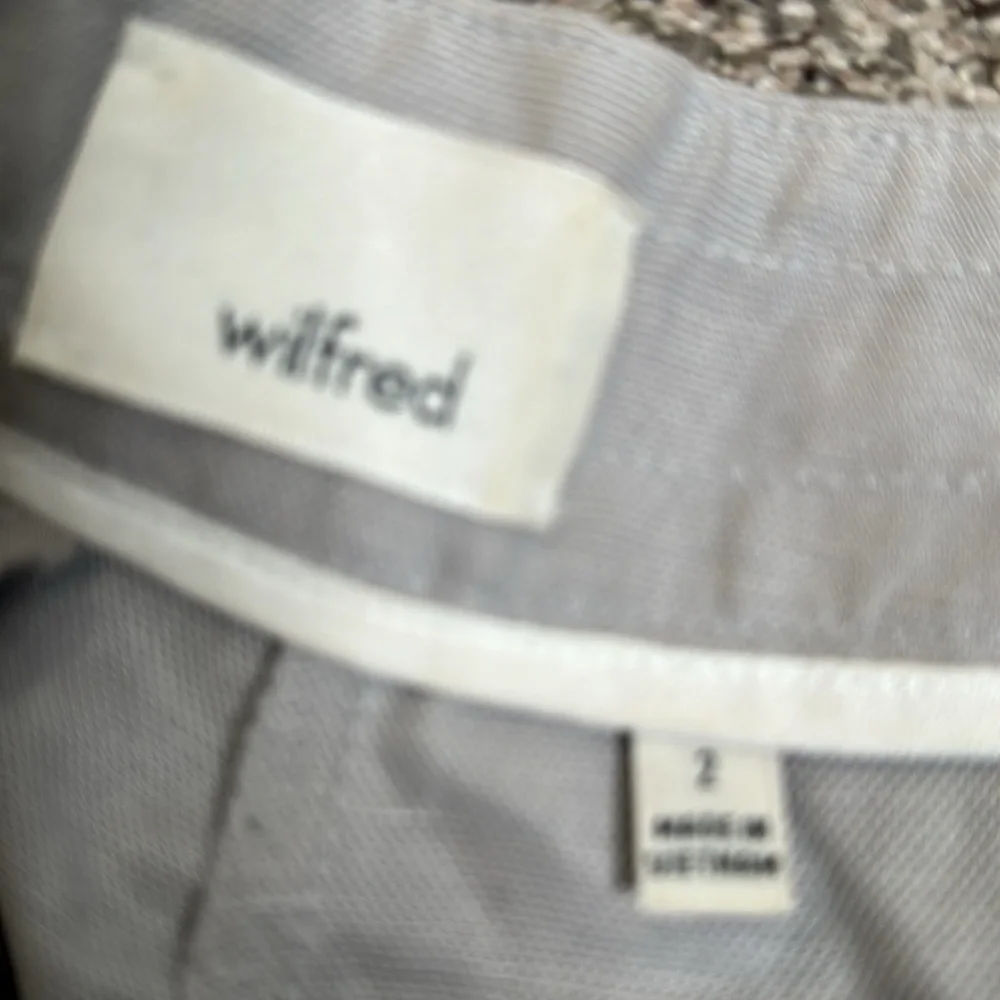 Artizia Wilfred gray linen blend pants size 2